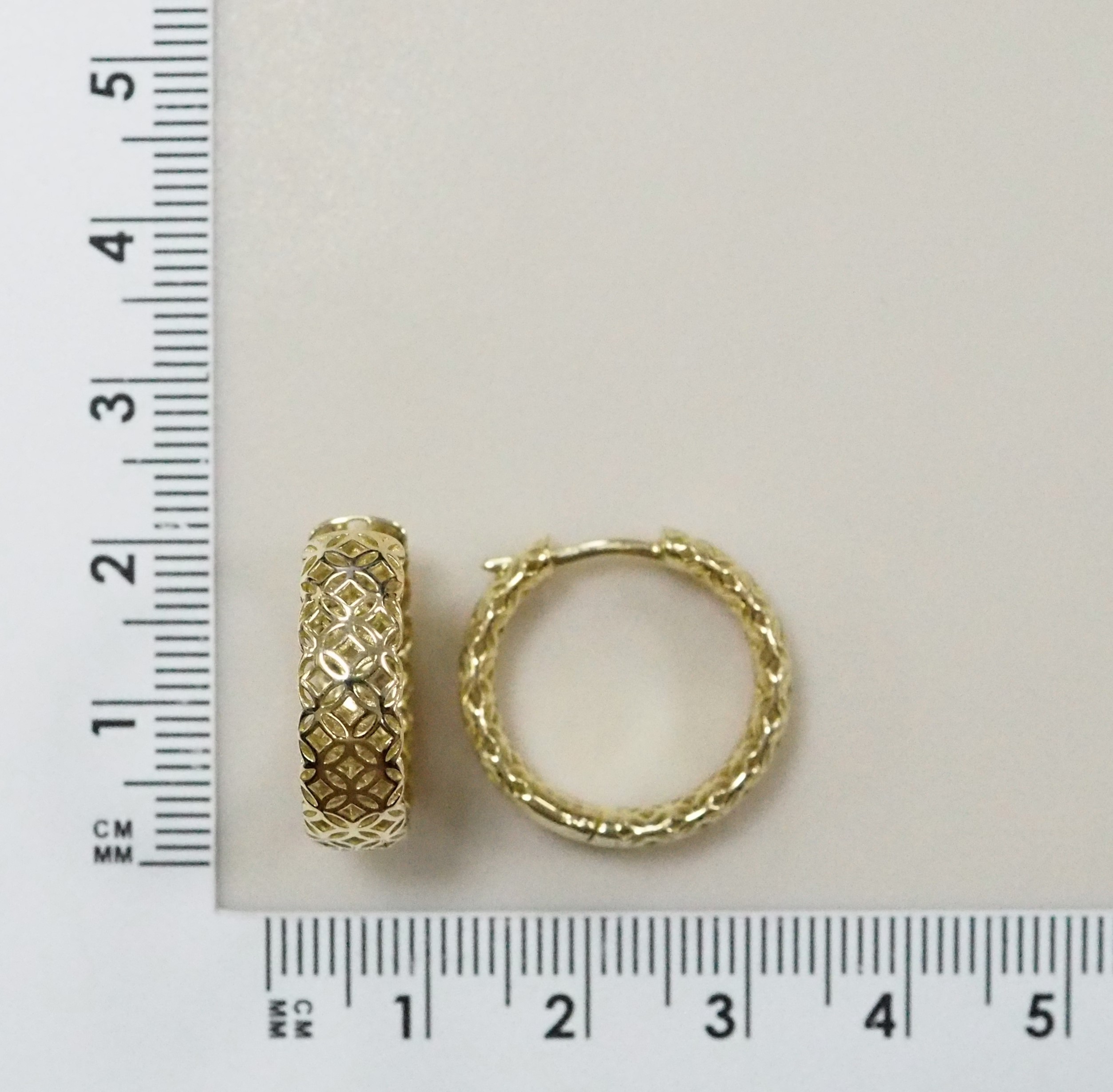 Серьги из желтого золота